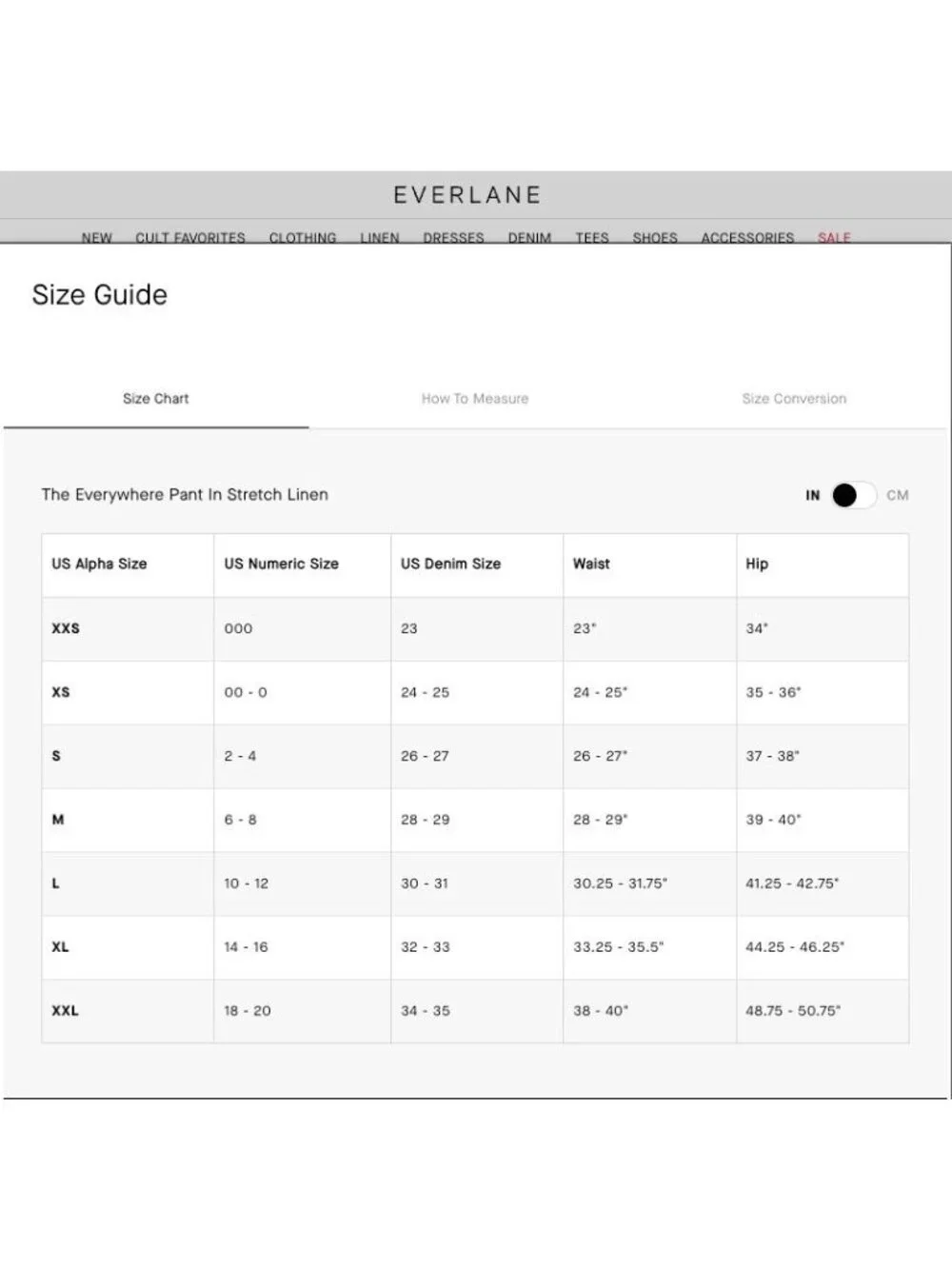Everlane The Everywhere Pants in Stretch Linen in Birch 14 New Womens Trousers